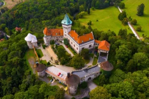 Smolenice Castle - Chateau rebuilt located on the border of the Little Carpathians and Trnava Uplands.